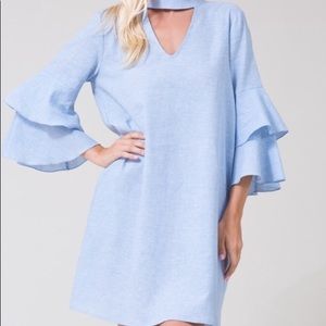 NWT Boutique Bell Sleeve Dress